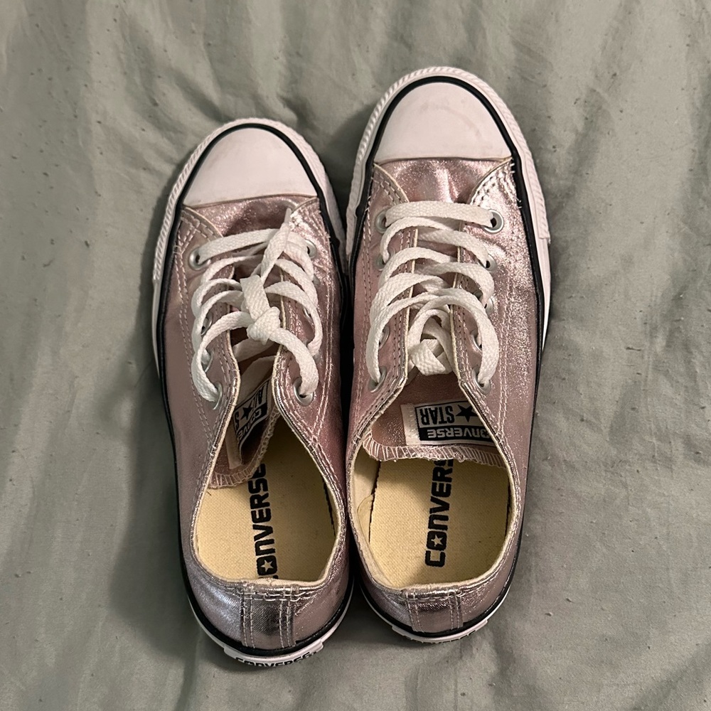 Converse Rose Gold Sneakers